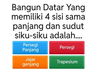 Matematika: Bangun Datar Kelas IV SD