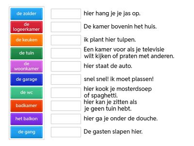 Match the word and the description