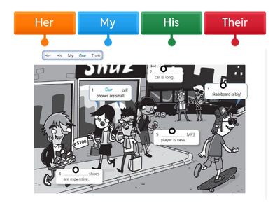 Possessives - Unit 2 - Engage starter 