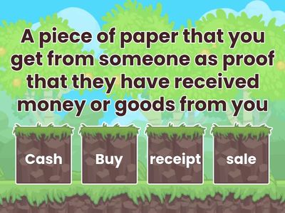  SHOPPING VOCABULARY f