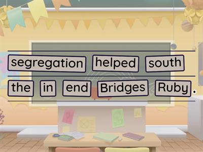 Ruby Bridges Scramble