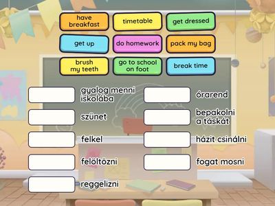 Daily Routine Vocabulary I.