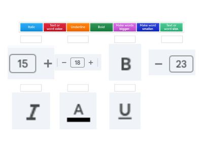 Google Docs Tools and Buttons
