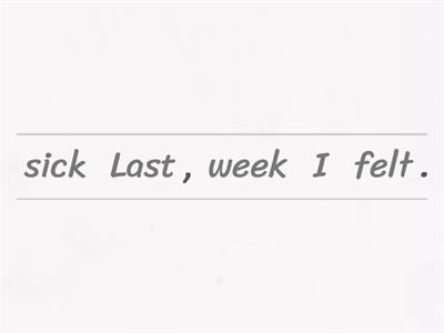 Writing Past Tense Assessment Practice