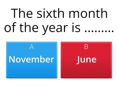 MONTHS OF THE YEAR