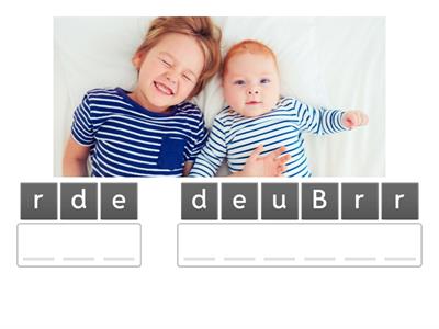 SAK 2.Klasse - die Familie - Liste 1