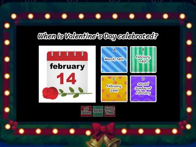 St. Valentine's Day Quiz 