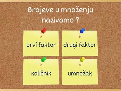 2. razred - Množenje i dijeljenje brojem 4 - by Bojan Iličić