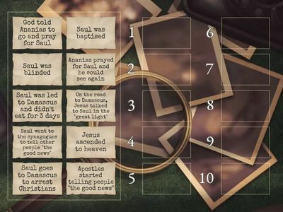 AD10.3 Put these events in order - Acts 