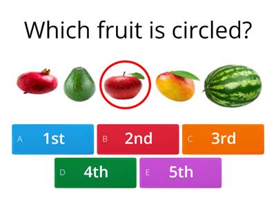 Ordinal Numbers 1-10