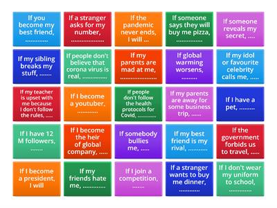 What if...(first conditional)