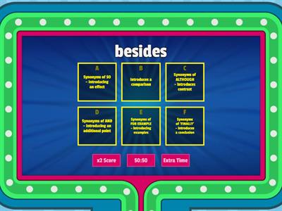 Discourse Markers - Group Sort