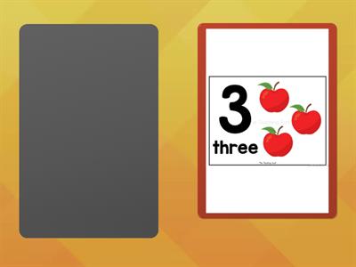  numbers 1-6 random cards