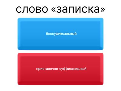 выбкри способ образования 