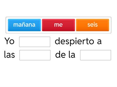 Reflexive Verbs "Daily Routine"