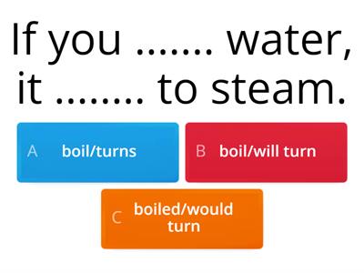 IF CLAUSE type 0 / 1 / 2