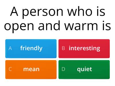 Quiz Describing people EF Pre-Int