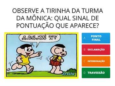 QUIZ SINAIS DE PONTUAÇÃO 