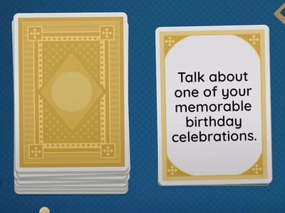 narrative present speaking prompts