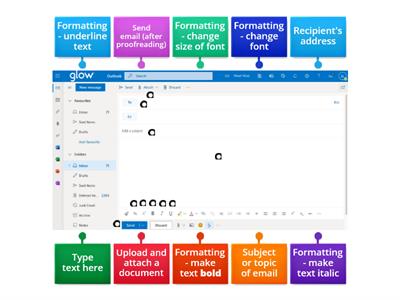 Label the email template