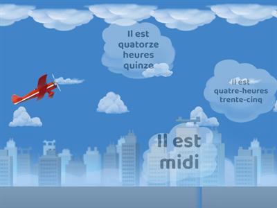 Quelle heure est-il? - avion