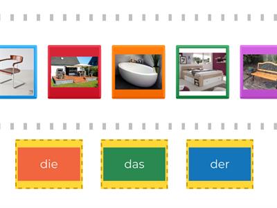 Wohnungsgegenstände: der - die - das