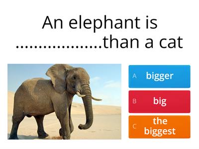 Adjectives comparative & superlative