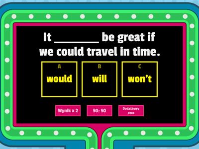  Second and First Conditional