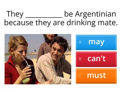 Modals of deduction (PRESENT)