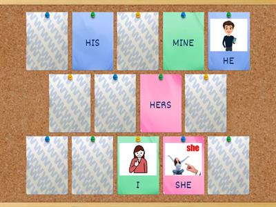 POSSESSIVE PRONOUNS