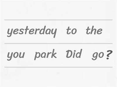 Questions with Did 1a