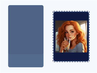 пьет, ест, стоит, бежит