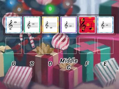 Treble Clef Line Notes