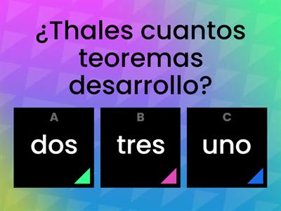 Inicio Teoremas de Thales