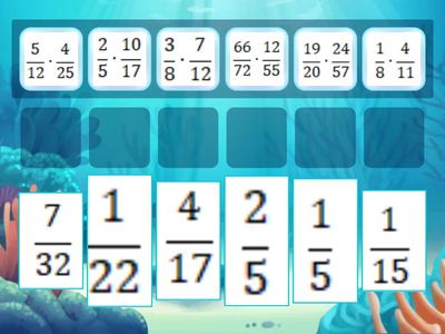 Множення звичайних дробів