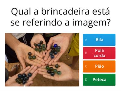 QUIZ DE JOGOS E BRINCADEIRAS