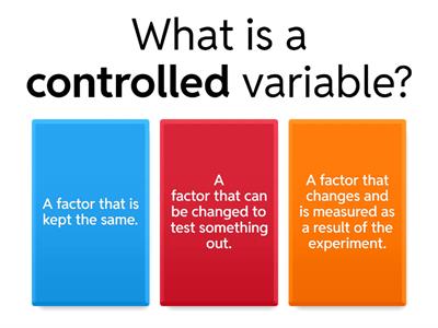 Introduction to Science recap