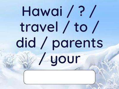 Present / Past Simple and Present Continuous