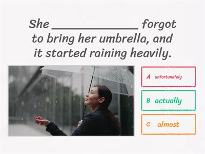 adverbs English file 2 c upper intermediate