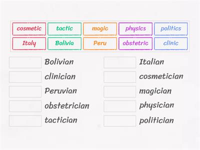 8.1 Match to related word 