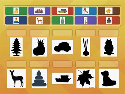 "Найди тень", сенсорика