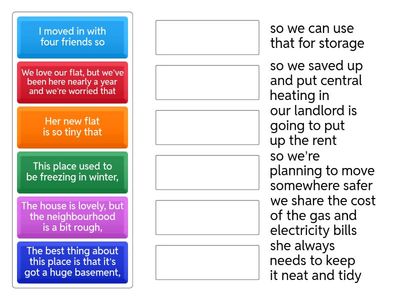  Roadmap B1 + unit 1 test Match the Sentence Halves
