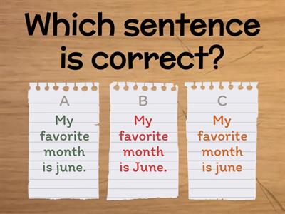 Punctuation and Capitalization Review