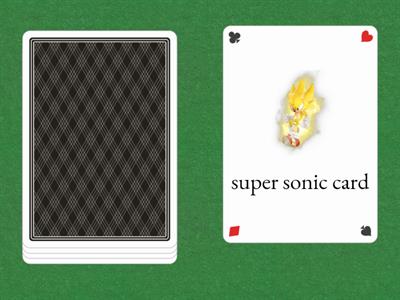 sanic cards