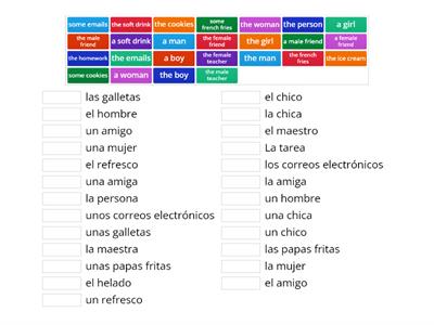 Avancemos Definite and Indefinite Articles