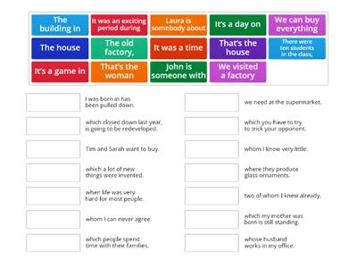 Relative clauses