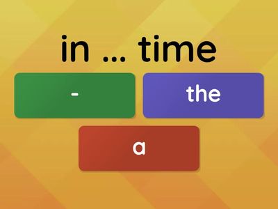 Артикли (correct mistakes) 