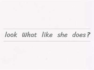  look like and be like