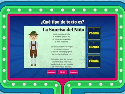 Juego tipos de textos