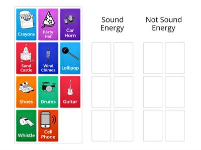 Sound/Not Sound Group Sort (1st Grade Science)